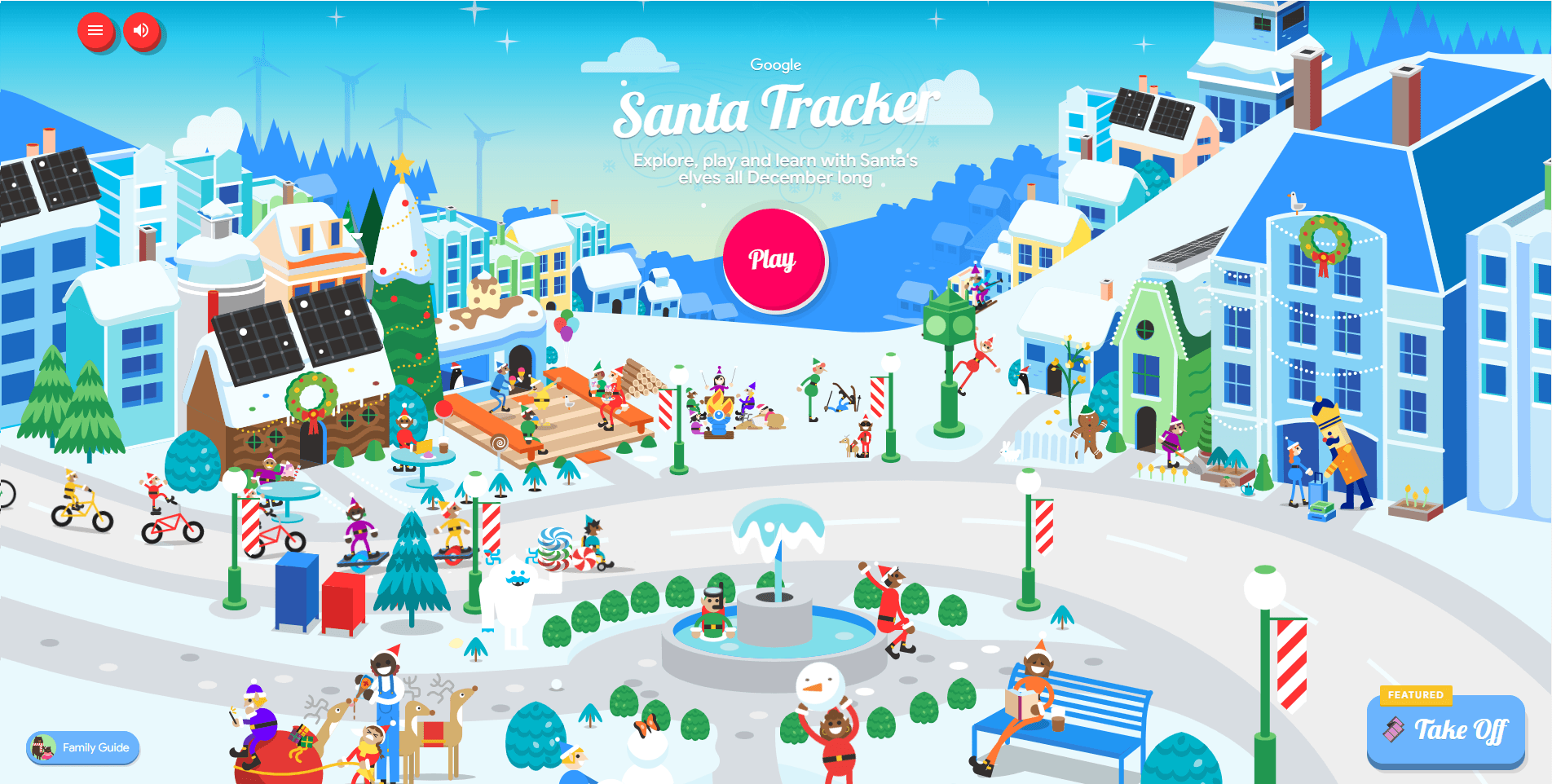 Moment image for Google Partners with NORAD Tracks Santa