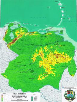 Inclusion in Spanish Empire: Captaincy General of Venezuela