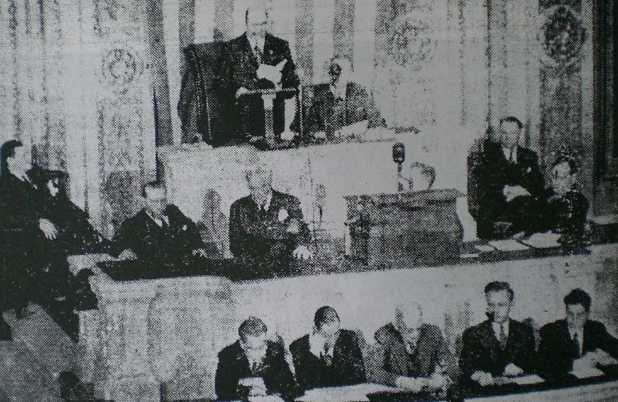 Moment image for Venezuela's declaration of war on Nazi Germany.