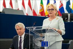 Viorica Dăncilă Sworn In as Romania's First Female Prime Minister