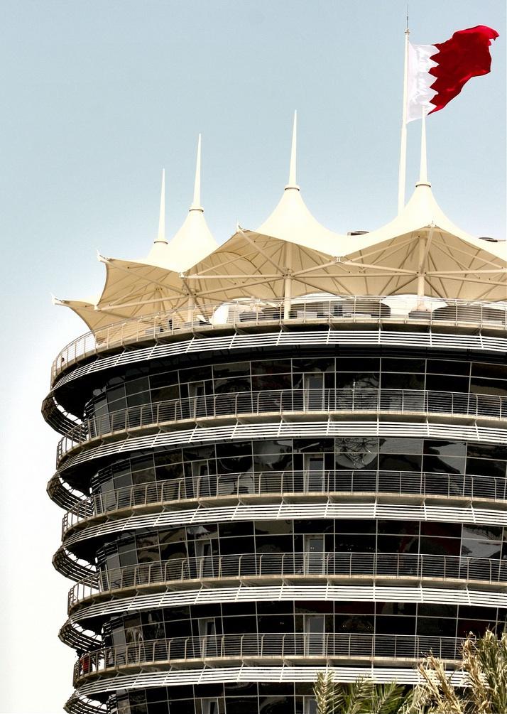 Moment image for Formula One Grand Prix debuts in the Middle East with Bahrain as host.