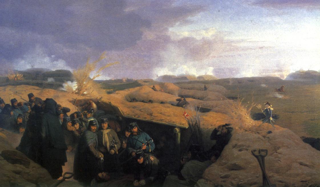Moment image for Defeat at Battle of Dybbøl: Second Schleswig War exhibit.