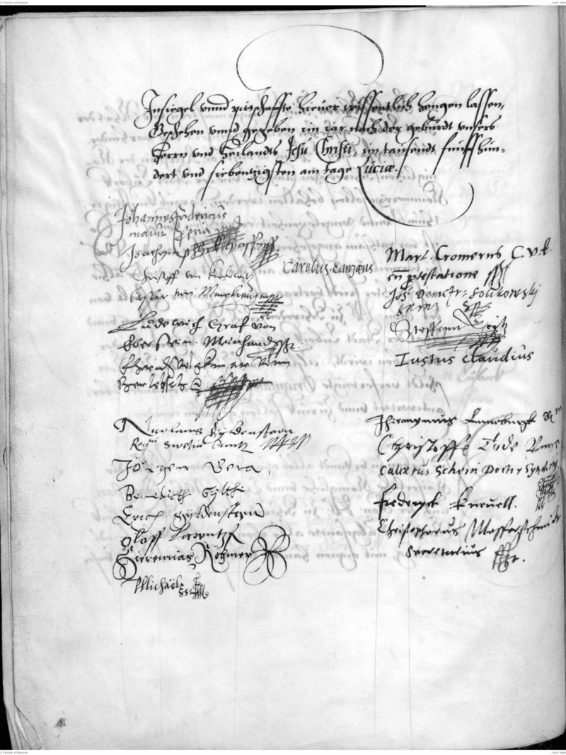 Moment image for Peace Treaty: Sweden and Denmark sign Stettin agreement.