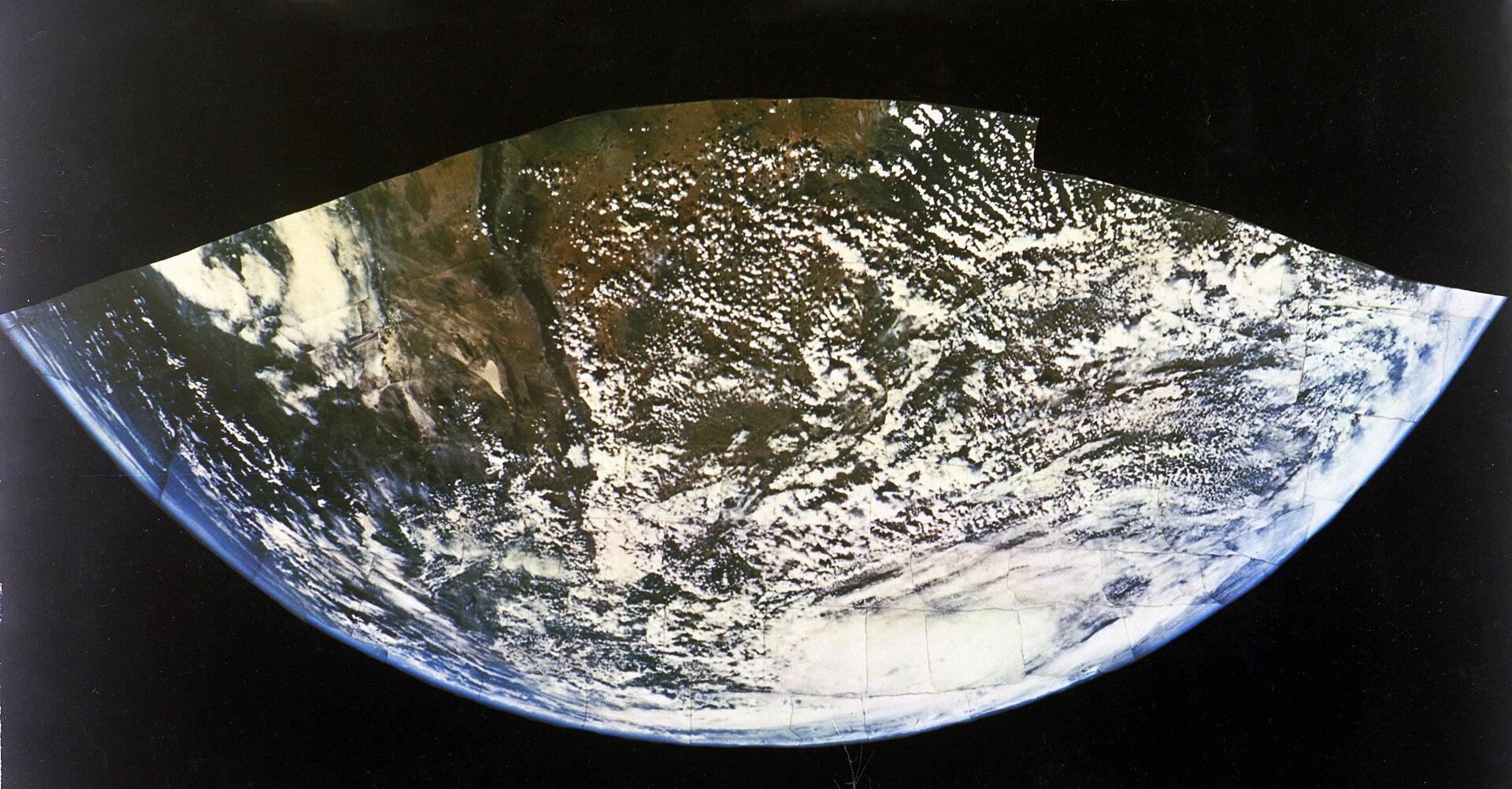 Moment image for First Color Photo of Earth from Space