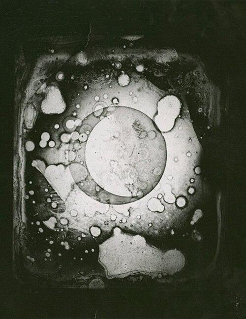 Moment image for First clear telescopic photograph of the Moon