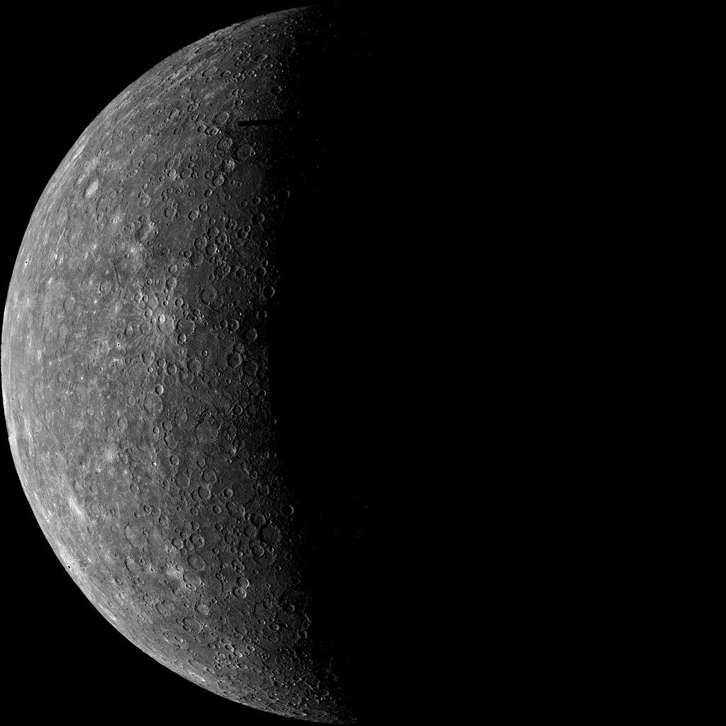 Moment image for First Flyby of Mercury by Mariner 10