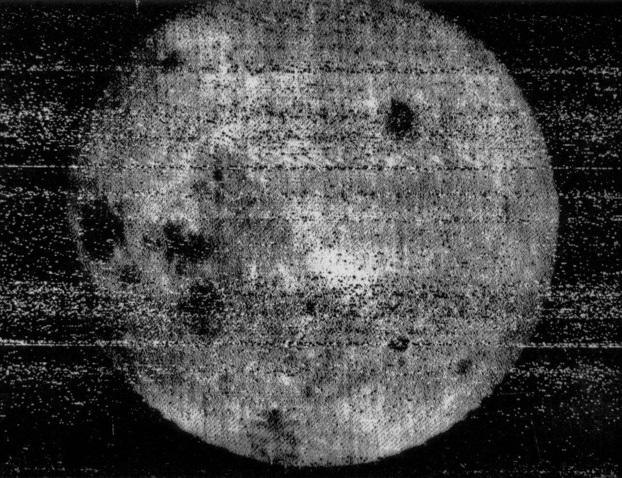 Moment image for First photos of the Moon's far side