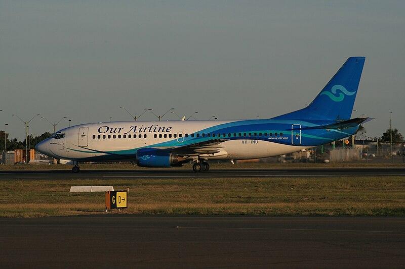 Moment image for Resumption of Normal Air Service with Boeing 737-300 Airliner After Replacement in 2006