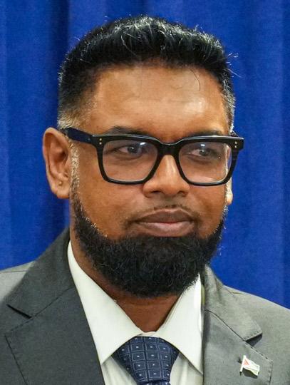 Moment image for President Irfaan Ali sworn in for second term after election victory