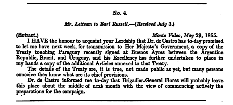 Moment image for The Secret Treaty of the Triple Alliance: Uruguay's Role Against Paraguay in 1865
