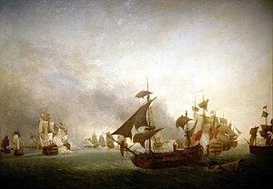 Moment image for Naval Battle of Grenada: French victory shifts power in the Caribbean War.