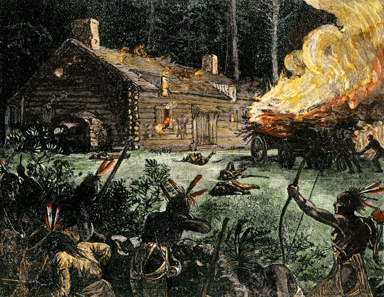 Moment image for Conflict between New England Colonists and Native American tribes leads to King Philip's War.