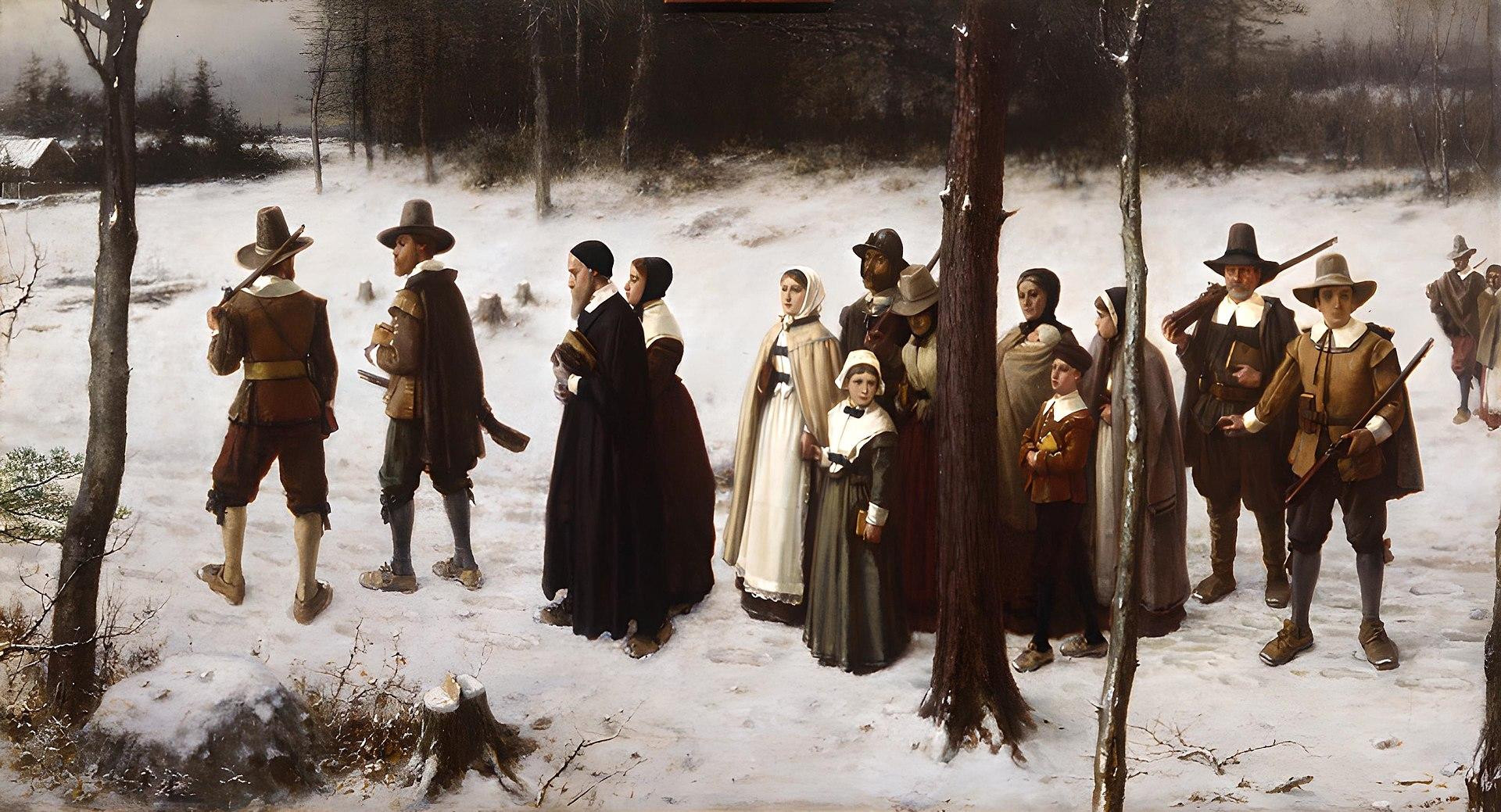 Moment image for Puritans migrate to Massachusetts Bay Colony in search of religious freedom and opportunities.