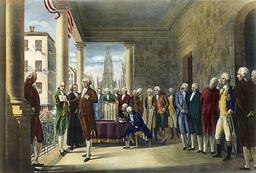 George Washington inaugurated as the first President; laid foundation for the nation.