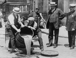 Prohibition Era initiated with the approval of the 18th Amendment, banning alcohol nationwide.