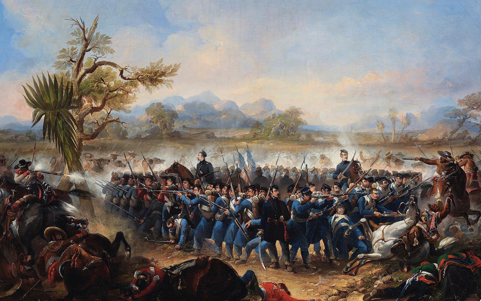 Moment image for The Mexican-American War began following disputes over Texas and border claims in 1846.