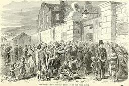 First wave of Irish immigrants due to Great Famine impacts country's history and culture.