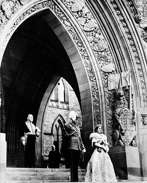 Moment image for King George VI and Queen Elizabeth embarked on a royal visit to Canada