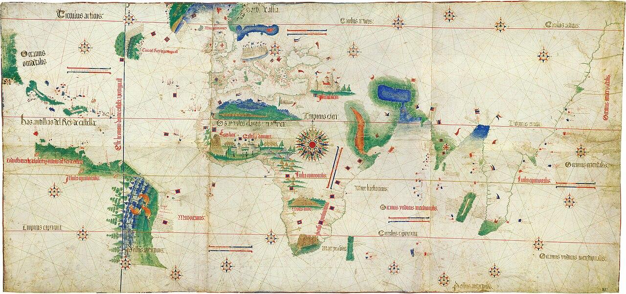 Moment image for Earliest World Map Featuring Portuguese Exploration