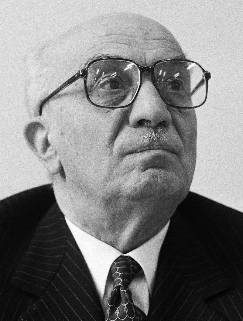 Moment image for Amintore Fanfani's sixth term as Prime Minister of Italy during a turbulent political period.