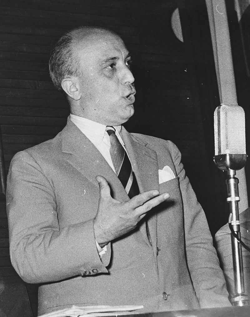Moment image for Amintore Fanfani's fourth term as Prime Minister of Italy.