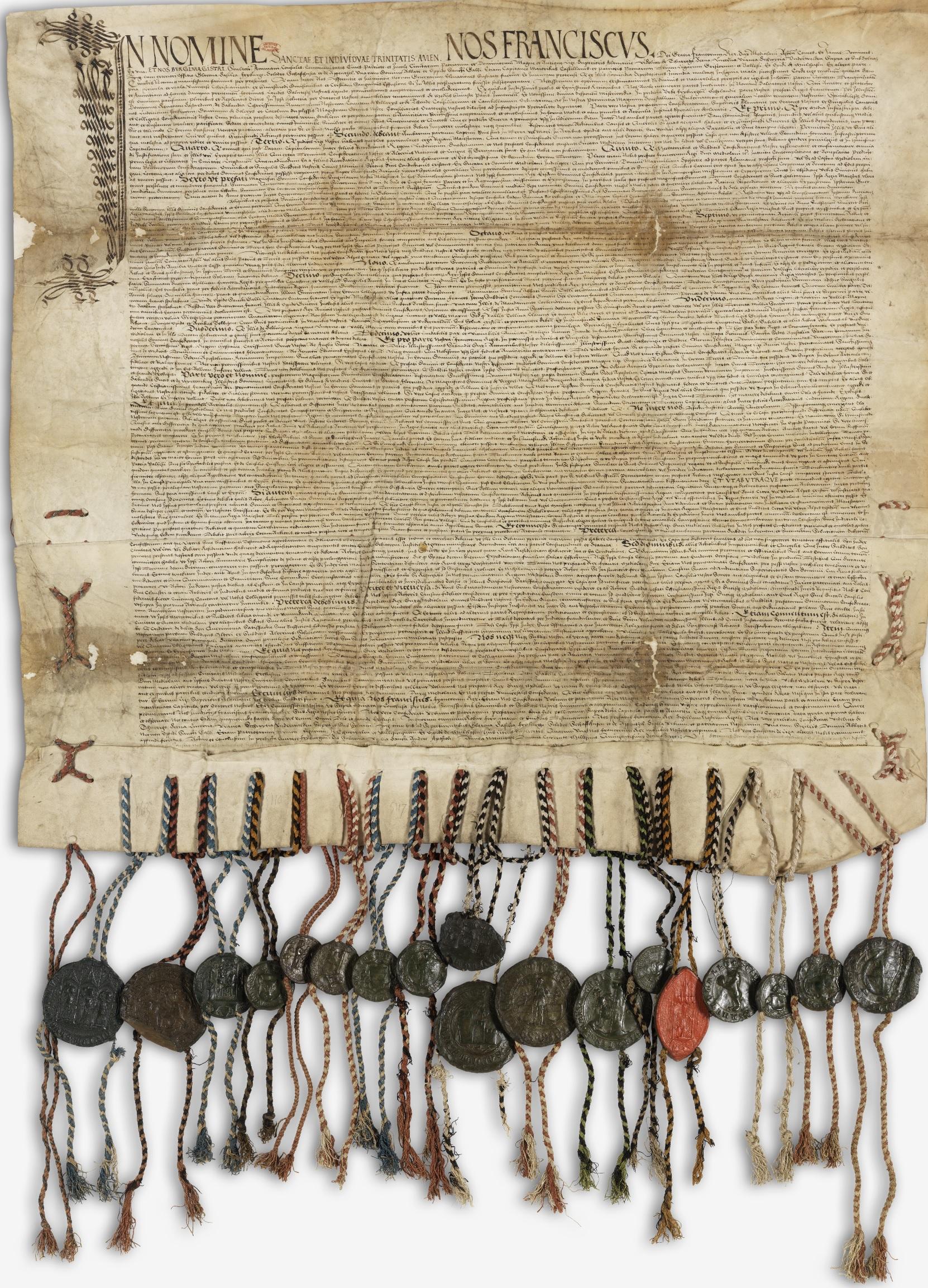 Moment image for  Treaty of Freiburg - French/Swiss Peace Agreement