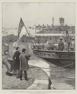 Opening of the Manchester Ship Canal
