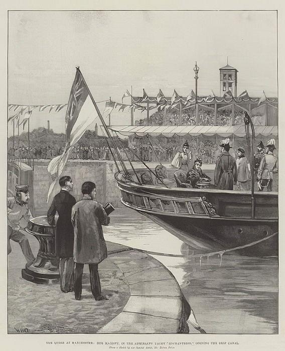 Moment image for Opening of the Manchester Ship Canal