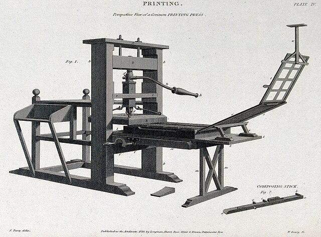 Moment image for Gutenberg revolutionizes information spread by inventing movable type printing press in Mainz.