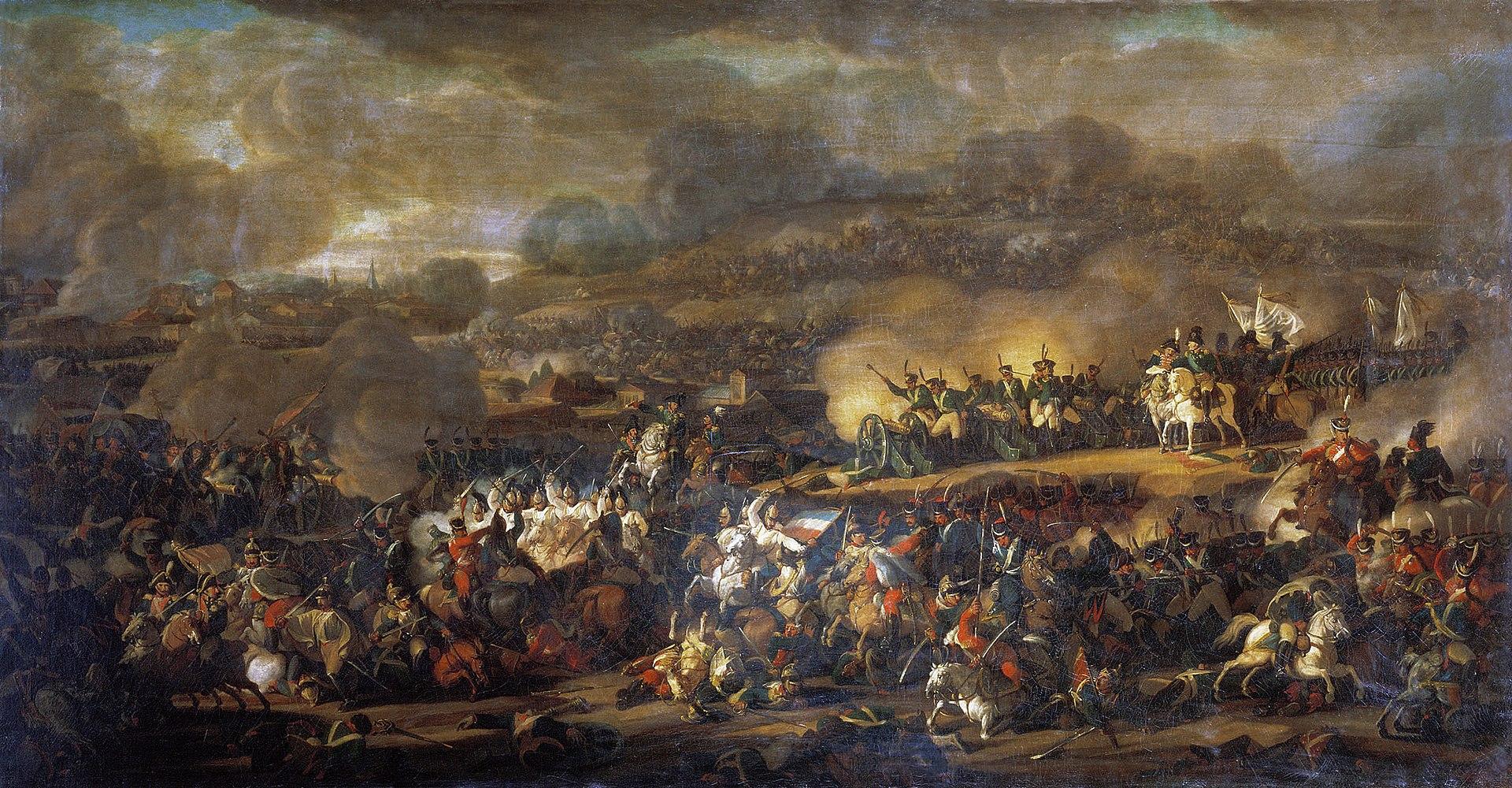 Moment image for Napoleon's loss at the Battle of Leipzig changes European dynamics through military confrontation.