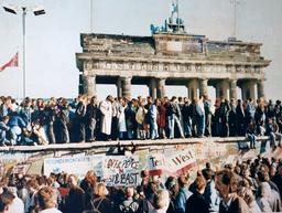 Berlin Wall's fall symbolized unity after the divide between East and West.
