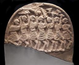 Vikings' attack on Lindisfarne Monastery.