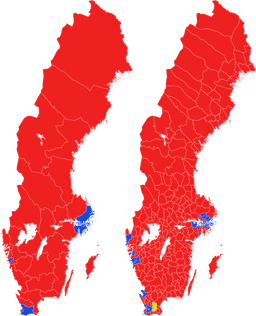 Löfven becomes Prime Minister after winning national elections.
