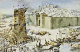 Afonso I conquers Lisbon from the Moors in a significant victory for his kingdom.