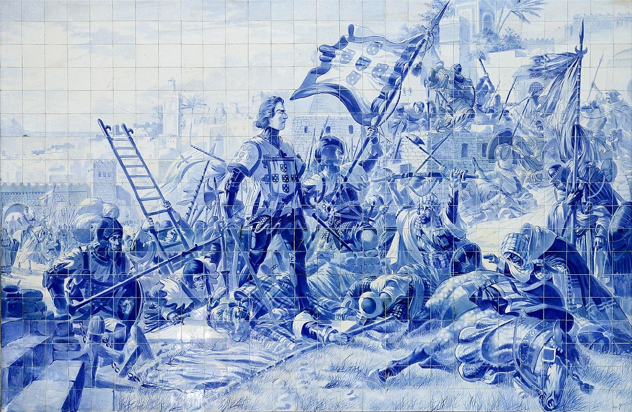 Moment image for Portuguese expansion begins with the capture of Ceuta in North Africa.