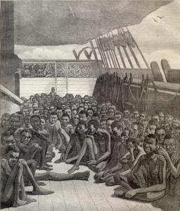 Introduction of slave trade by Portugal in Africa, impact on history and society explored.