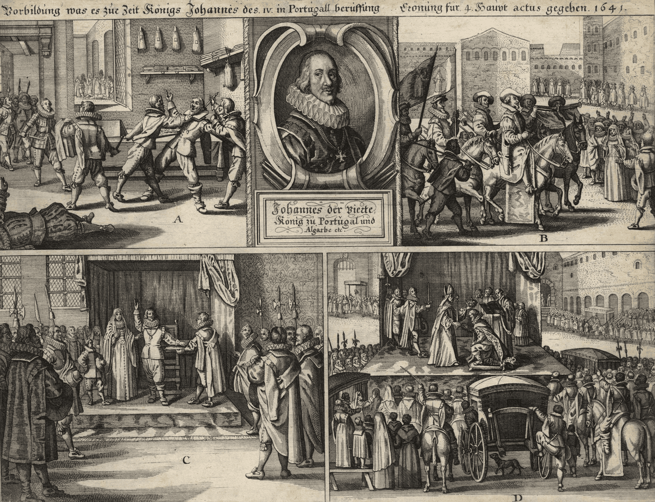 Moment image for Establishment of the Kingdom of Portugal and the Algarves after the Portuguese Restoration War.