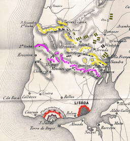 Completion of defensive Lines of Torres Vedras as a barrier against French forces.