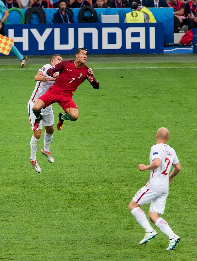 Moment image for Euro 2016 football championship victory.
