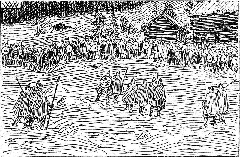 Moment image for King Inge I's death during the Battle of Oslo