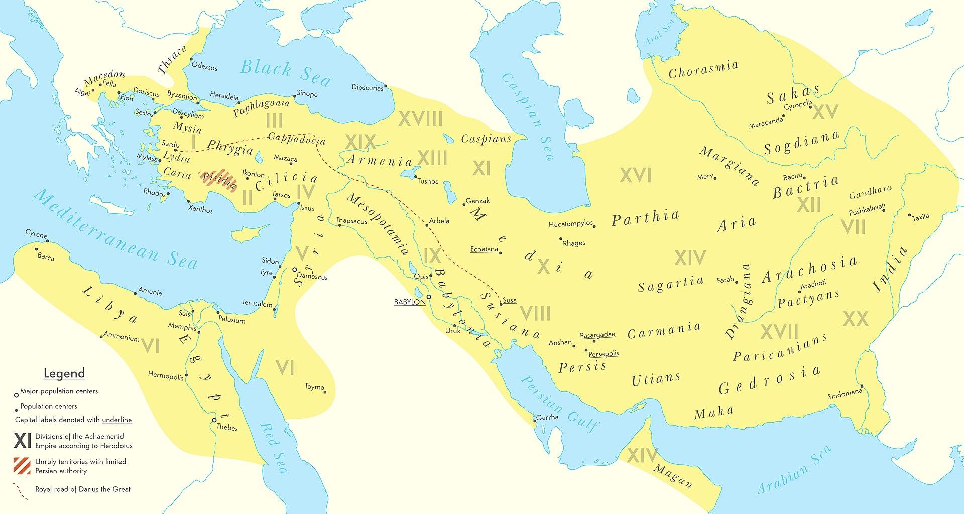 Moment image for Persian conquest by Cambyses II; Egypt becomes a province of the Achaemenid Empire.