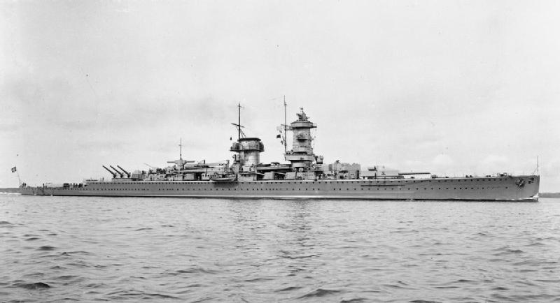 Moment image for Admiral Graf Spee anchors in Montevideo