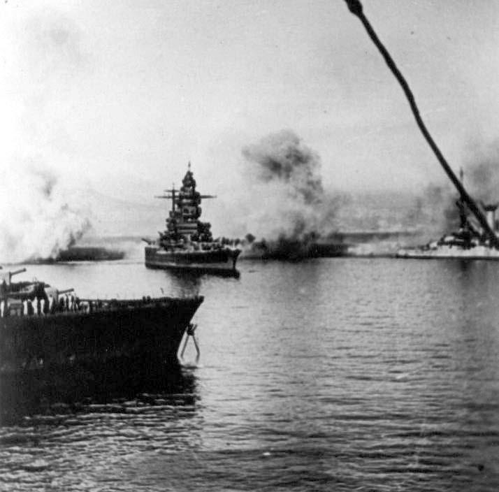 Moment image for British attack and destroy French navy