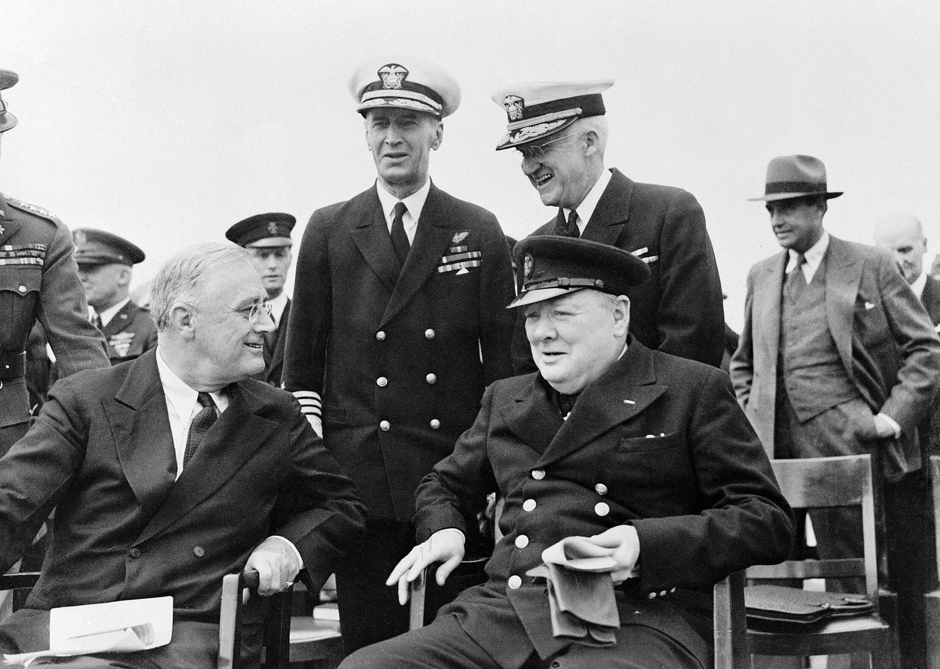 Moment image for Roosevelt and Churchill meet in Newfoundland