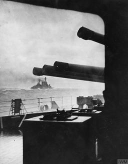 HMS Hood sunk by German battleship Bismarck