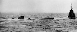 U-boat U-110 captured by British navy