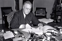 Roosevelt Signs Lend Lease Act into Law