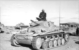 German Panzers arrive in North Africa