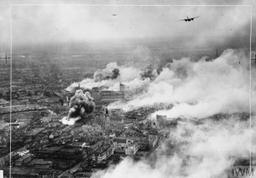 The Royal Air Force (RAF) conducted bombing raids on Eindhoven