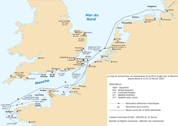 Channel Dash by German ships